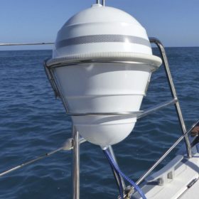 Selbstaufrollende Ankerboje