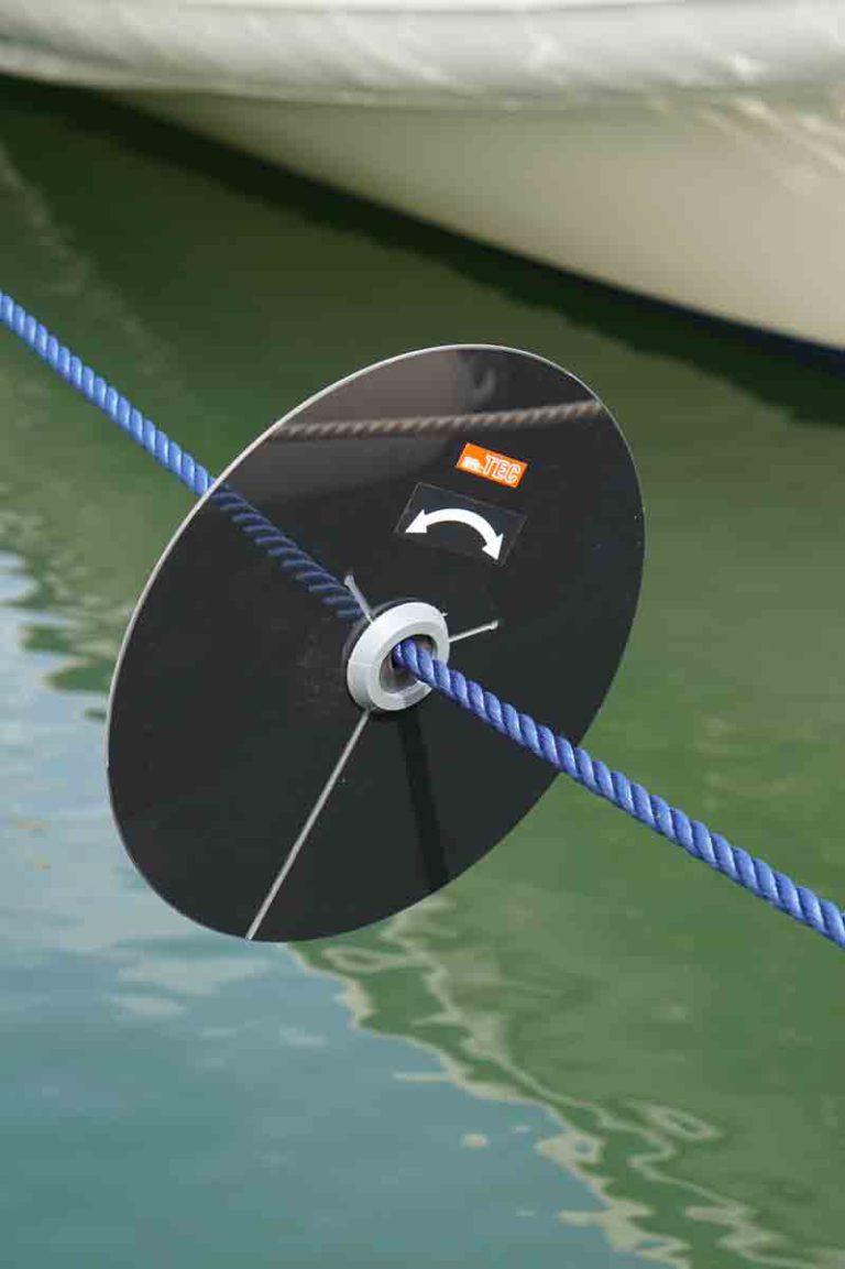 Security Rattan With String Rat Guards for ropes -SWI-TEC