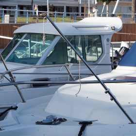 Sonnensegel System an Bord