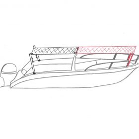 Sonnensegel System Zeichnung